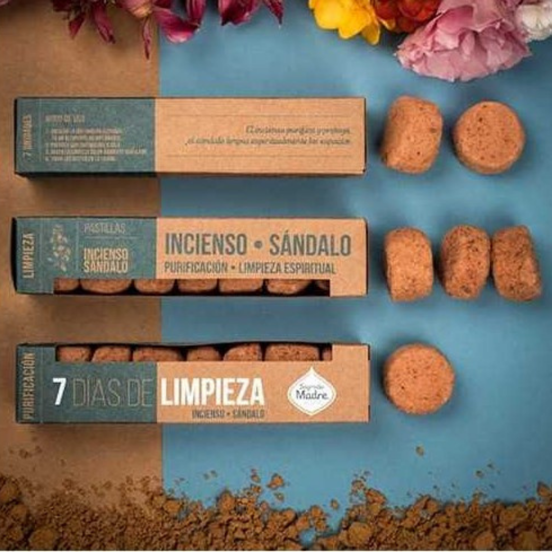 18-2.png Pastillas 7 días de limpieza INCIENSO-SANDALO-(LIMPIEZA Y PROTECCIÓN) - Imagen 1
