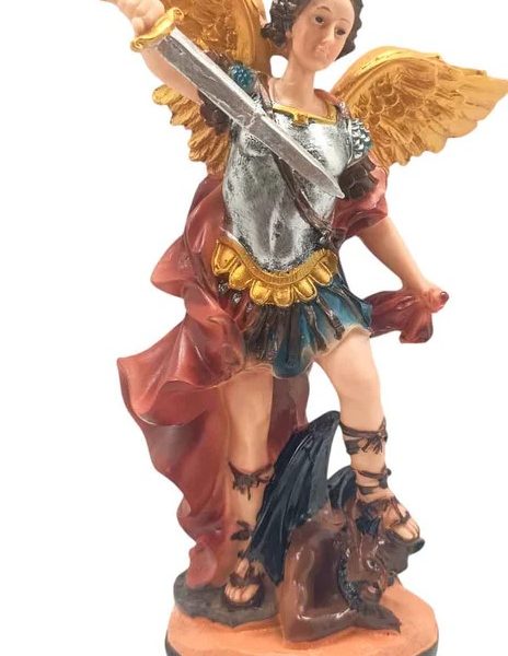 San Miguel Arcángel – Figura a Color de 24 cm en Resina