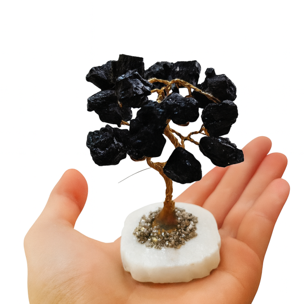 Arbolito de Turmalina Negra – Protección y Energía de Enraizamiento