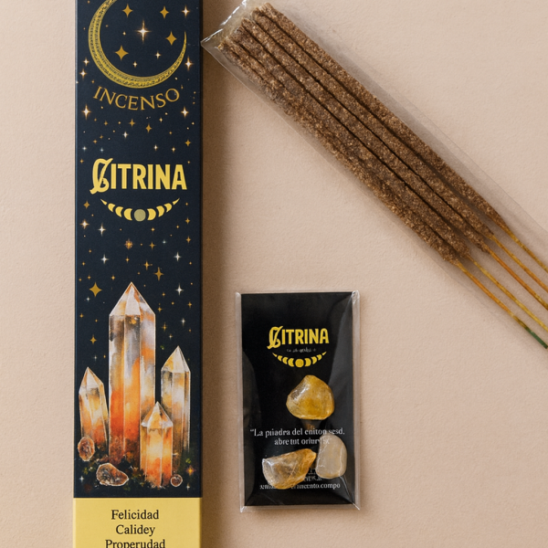 INCIENSO CITRINA-CRYSTAL MAGIC