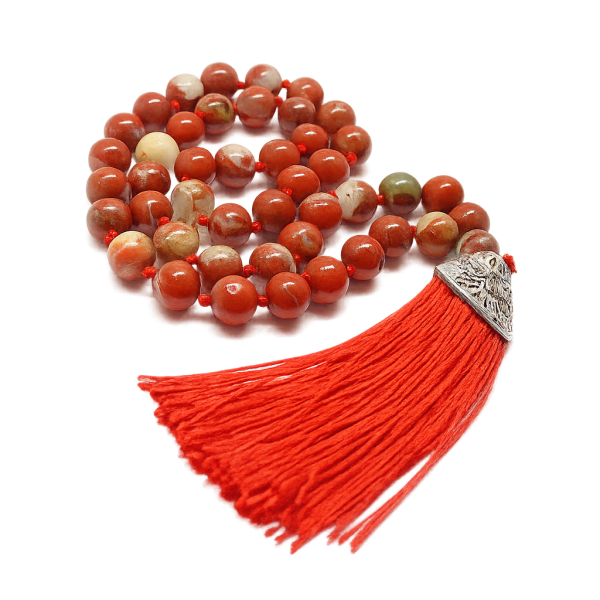 Japa Mala de Jaspe – 45 Cuentas para Códigos Sagrados