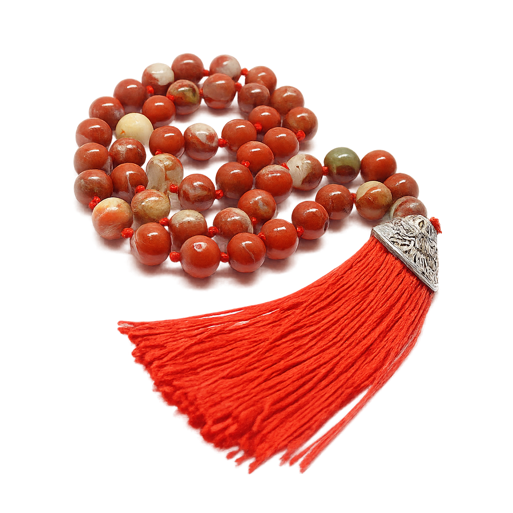 ChatGPT Image 22 oct 2025, 19_29_48 Japa Mala de Jaspe – 45 Cuentas para Códigos Sagrados - Imagen 1