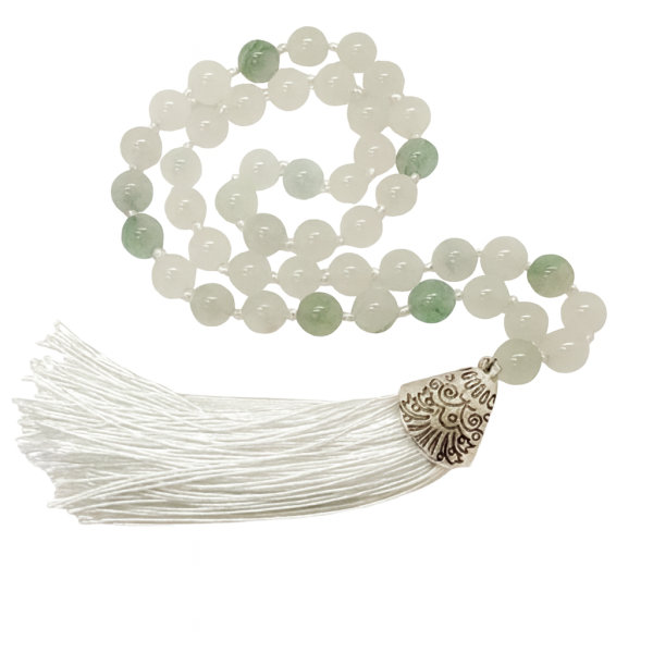 Japa Mala de Jade – 45 Cuentas para Códigos Sagrados