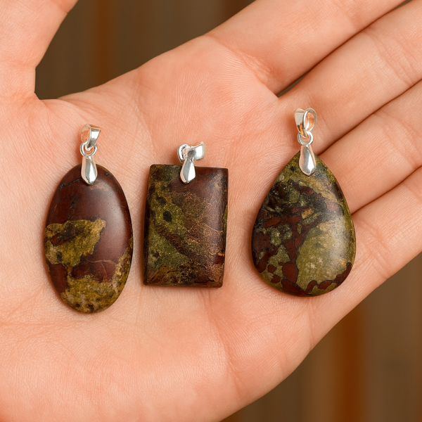 COLGANTE JASPE SANGRE DE DRAGÓN