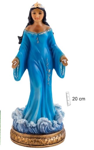 Estatua Yemayá de Pie – Resina 20 cm