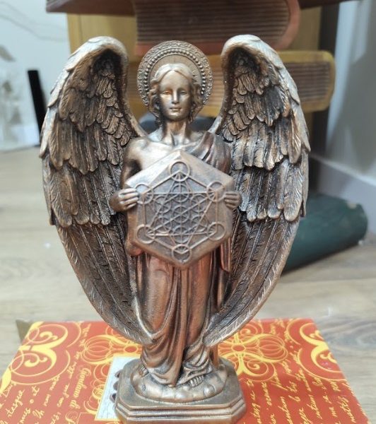 Estatua del Arcángel Metatrón – Resina 20 cm Color Bronce