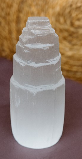 Monolito de Selenita  10 CM APROX – Mineral de Limpieza y Protección