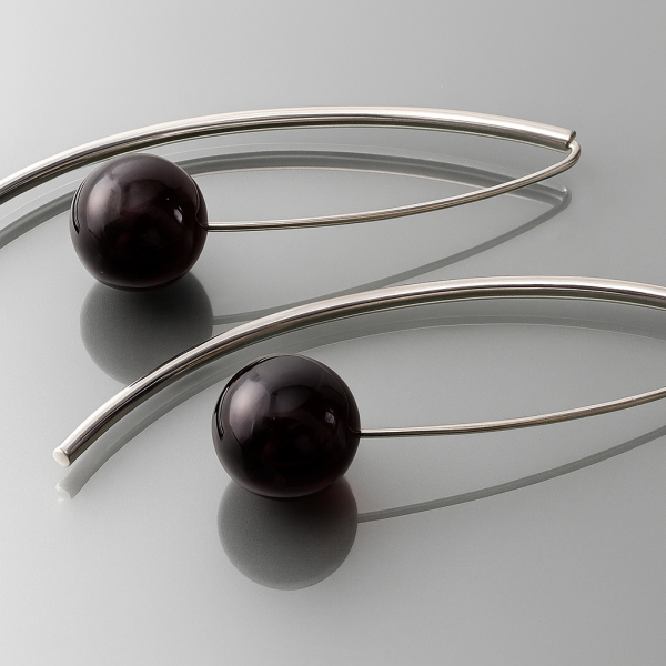 Pendientes de Plata con Granate