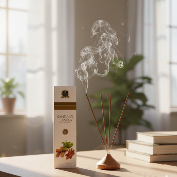 Incienso Alquímico: Sándalo y Canela (Elevación y Prosperidad)
