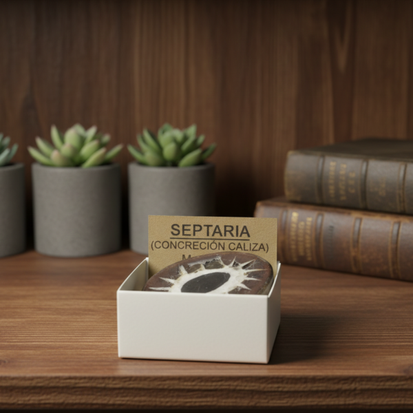 Septaria (Concreción Caliza) – La Piedra del Dragón y el Equilibrio Terrenal