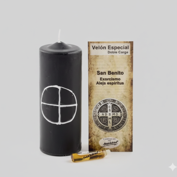Velón Especial: San Benito (Doble Carga - Protección)