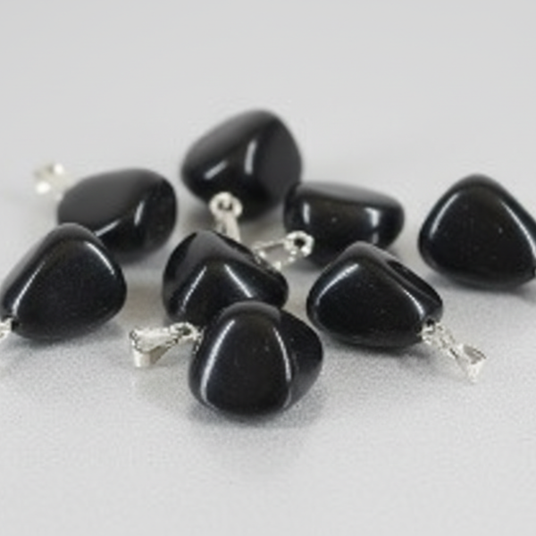 Colgante Shungita: El Escudo Inteligente de la Naturaleza (20-30 mm)