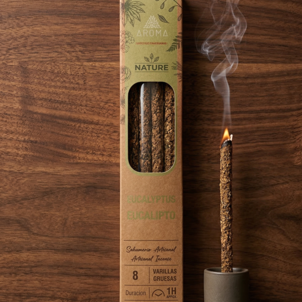 Incienso artesanal de Eucalipto (Aroma)