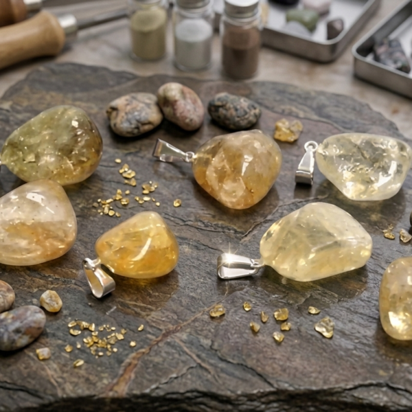 Colgante de Citrino Natural