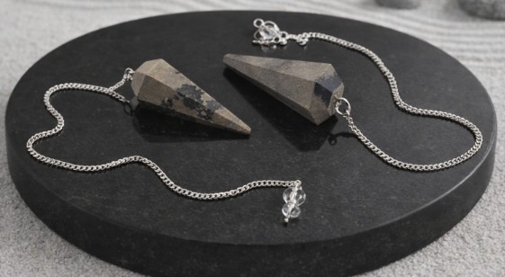 Péndulo de Pirita Natural