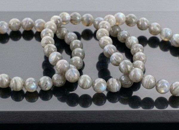 Pulsera de Labradorita Natural (Bola 6mm)