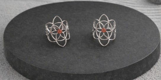 Screenshot_37 Anillo Flor de Carneola Natural - Imagen 1