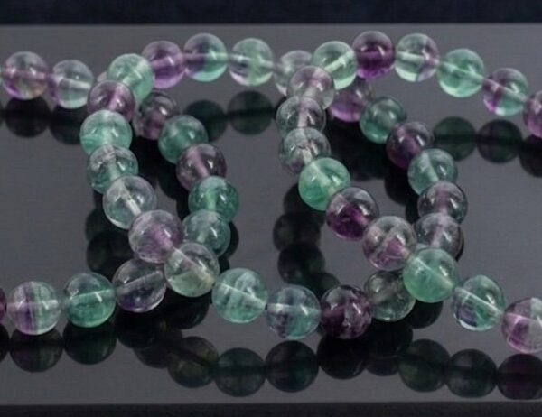 Pulsera de Fluorita Natural (Bola 6mm)