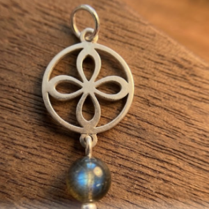 Colgante de Plata "Sigilo de la Abundancia" con Labradorita